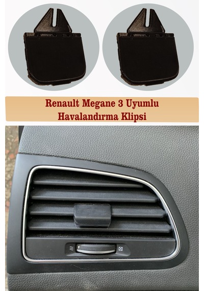 Renault Megane 3 Uyumlu Klima, Kalorifer Döndürme Klipsi