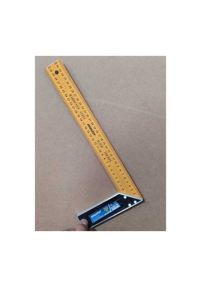 Klc L Gönye Alüminyum Gönye Sarı Gönye Cetvel Kaynak Kaynakçı Marangoz Gönyesi 350 Mm