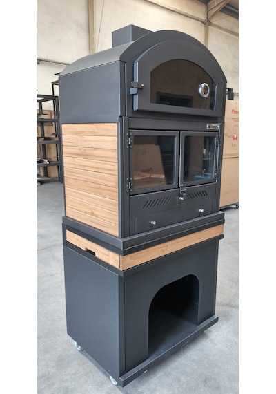 Fanus B200 Metal Fırınlı Barbekü Antrasit