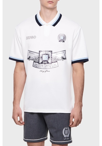 Hugo Erkek Polo Yaka T Shirt 50516088 100 Beyaz Beyaz