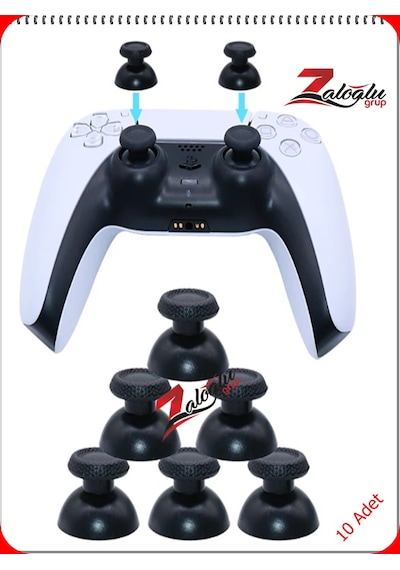 Zaloğlu Grup Ps5 Analog Topuz Playstation 5 joystick Tumbik 1.Sınıf 1.Kalite Yeni Ürün Mükemmel Uyum ( 10 Adet )