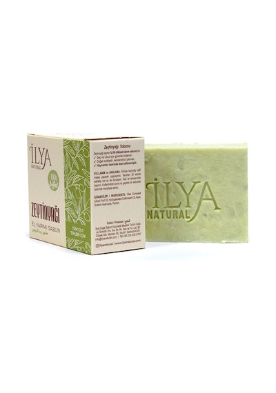 İlya Natural Zeytinyağı Özlü Hatay'ın %100 Doğal El Yapımı Banyo Sabunu 100 G