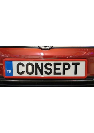 Consept Plakalik 2Adet Yazisiz Plakalik 386030091