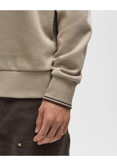 Fred Perry M7535 Crew Neck Erkek Sweatshirt Bej