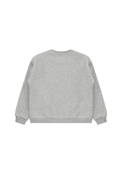 Kuromi Sweatshirt 3 İp Uzun Kol Bisiklet Yaka Baskılı Okul Kreş Ve Günlük Kullanım - Gri Grimelanj Kuromi Sweatshirt 3 İp Uzun Kol Bisiklet Yaka Baskılı Okul Kreş Ve Günlük Kullanım - Gri Grimelanj