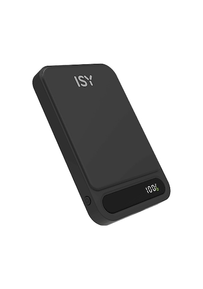 ISY IAP-0017 5000 MAH Magsafe Taşınabilir Şarj Cihazı Siyah