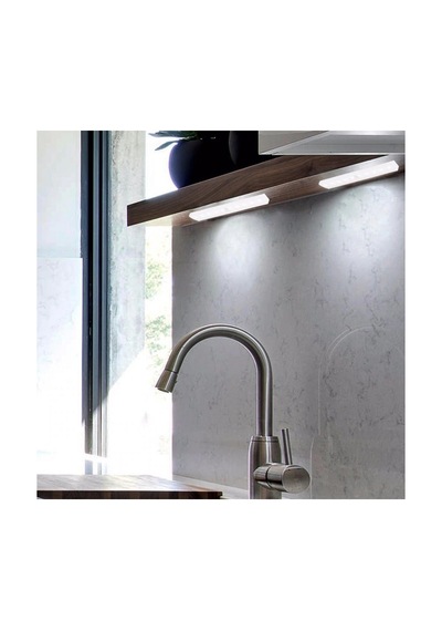 Pır Hareket Sensörlü 10 Led Dolap İçi Aydınlatma Lambası Kablosuz Beyaz Işık 19 Cm