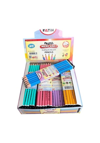Fatih Mercanlı Pastel Kurşun Kalem 12 4 Adet Toplam 48 Kalem Diğer