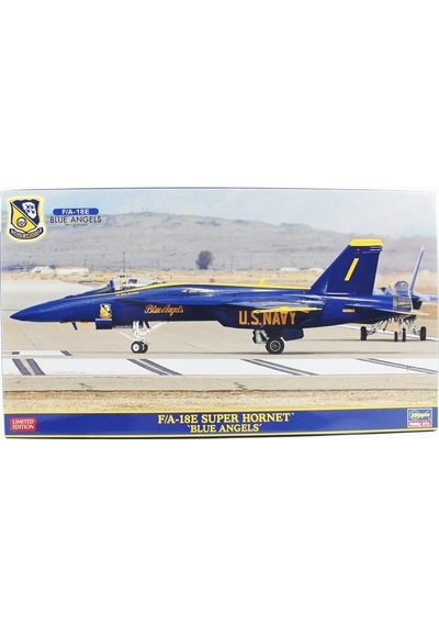 Hasegawa 2467 1/72 Ölçek, F/a-18e Super Hornet Blue Angels , Limited Edition , Savaş Uçağı Plastik Model Kiti-57106