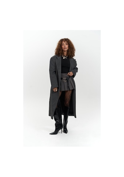 Mai Collection Mai Studios Co. Ophelia Antrasit Masculine Kaban Antrasit