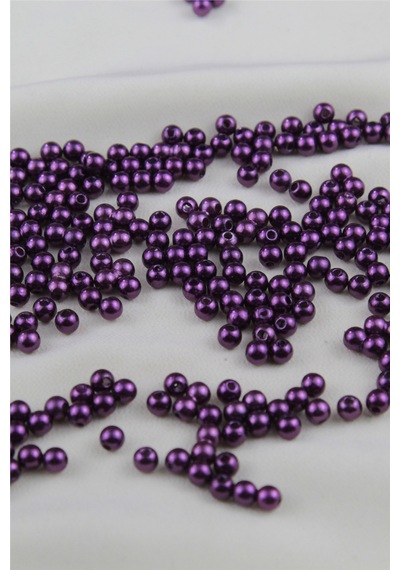 5 Mm Parlak Patlıcan Moru İnci Boncuk 30 Gr Kolye, Bileklik, Küpe Ve Takı Yapımı Diğer