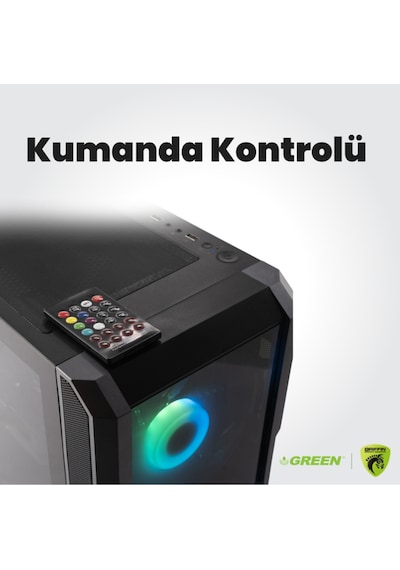 Green GRIFFIN G4 i7-14700F 16 GB 512 GB SSD RTX5060Ti Free Dos Oem Paket Masaüstü Oyuncu Bilgisayarı