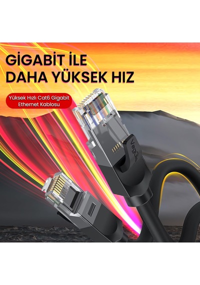 Cat6 1000mbps Gigabit Utp Ethernet Kablosu 1 Metre