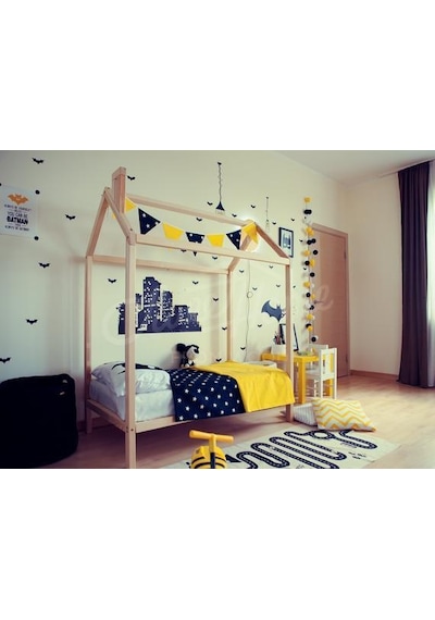 Markaawm Markaawm Montessori Yatak Elif Ahşap Karyola Akçaağaç
