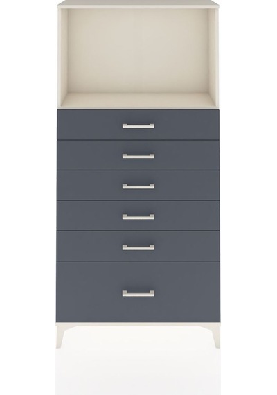 Arges Dolap Tek Raflı 6 Çekmeceli 88x30x182 Aytaşı-antrasit Aytaşı Arges Dolap Tek Raflı 6 Çekmeceli 88x30x182 Aytaşı-antrasit Aytaşı