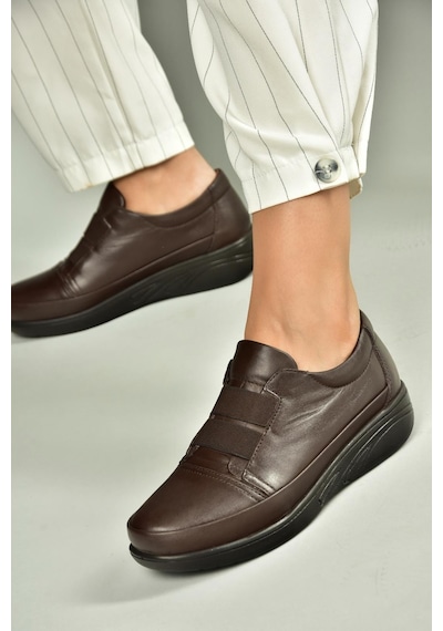 Fox Shoes P555070103 Kahverengi Hakiki Deri Comfort Ortopedik Taban Kadın Ayakkabı Kahverengi-hakiki Deri Fox Shoes P555070103 Kahverengi Hakiki Deri Comfort Ortopedik Taban Kadın Ayakkabı Kahverengi-hakiki Deri