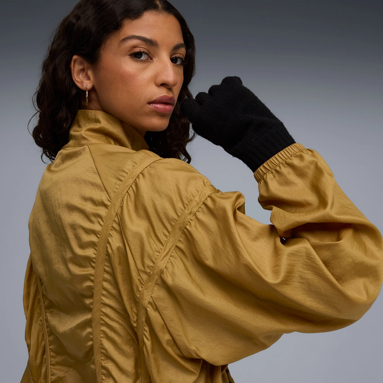 Puma Dare To Oversized Woven Kadın Sarı Ceket 632148 Sarı