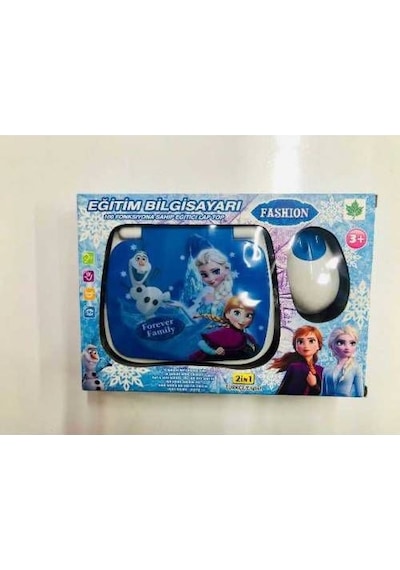 Karlar Ülkesi Elsa Eğitici Oyuncak Bilgisayar Oyuncak Laptop