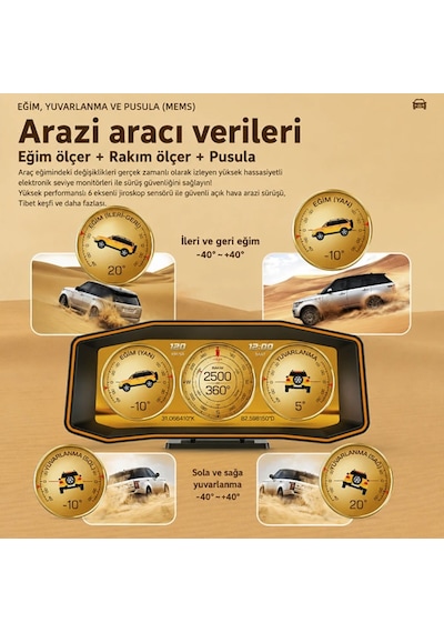 Hyundai İ20 2008-2025 İçin Digital Gösterge Odb Ekran Arıza Göstergesi Turbo Gösterge Hayalet Ekran
