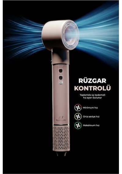 Pirantech Ks-92 Profesyonel Saç Kurutma Makinesi Ve Şekillendirici Negatif İyon Teknolojis