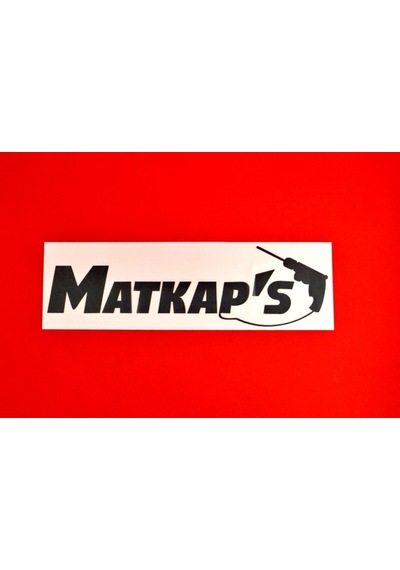 Matkap's Stıcker - Sticker - Matkaps Sticker - Matkaps Siyah Sticker