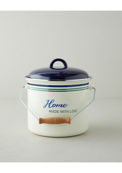 English Home With Love Emaye Bakraç 20 Cm Lacivert