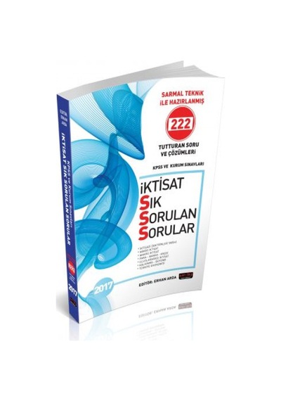 KPSS ve Kurum Sınavları İktisat Sık Sorulan Sorular 2017 - Savaş Yayınevi