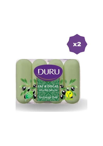 Duru Sabun Saf&doğal Zeytinyağlı 4x70 G 2 Adet