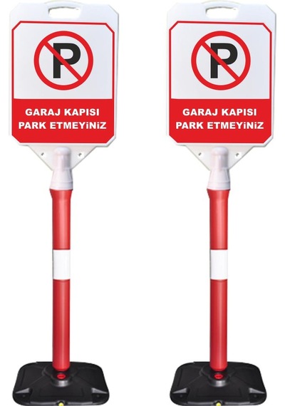 Garaj Kapısıdır Park Etmeyiniz Uyarı Dubası Paketi 2 Adet