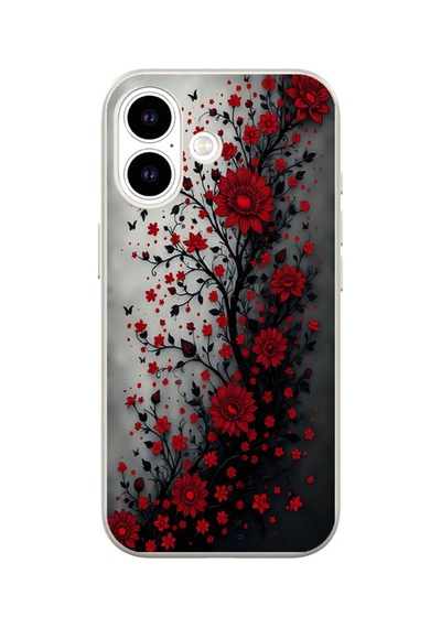 Arvencase Apple iPhone Uyumlu 17 Uyumlu Hd Kalite Orta Sertlikte Baskılı Desenli Silikon Renk41 Renk41