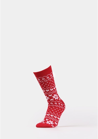 Colin's Colins Kadın Kirmizi Çorap Cl1077064 Q1.v1 Red Kırmızı
