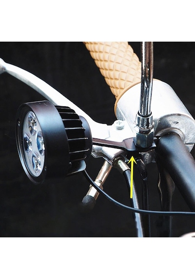 Knmaster Badger 12w Ayna Bağlantılı Motosiklet Sis Farı Takımı N11.3413