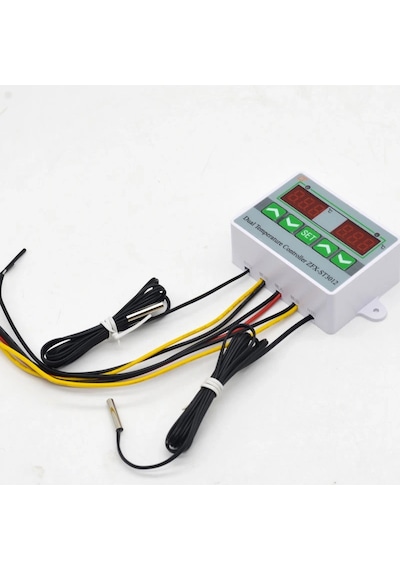 Zfx-st3012 220v Çift Röle Çıkışlı Termostat - Sıcaklık Kontrol Cihazı