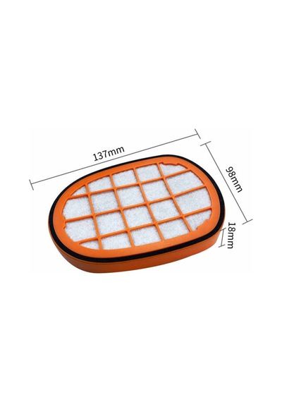 Phi Lips Xc7043 Speedpro Max Uyumlu Turuncu Süpürge Filtresi