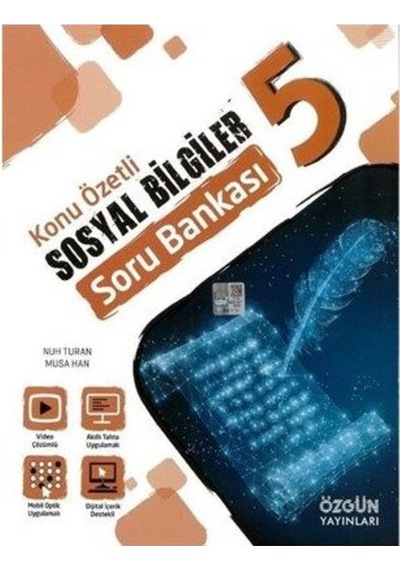 Özgün 5. Sınıf Konu Özetli Sosyal Bilgiler Soru Bankası Yeni 2020