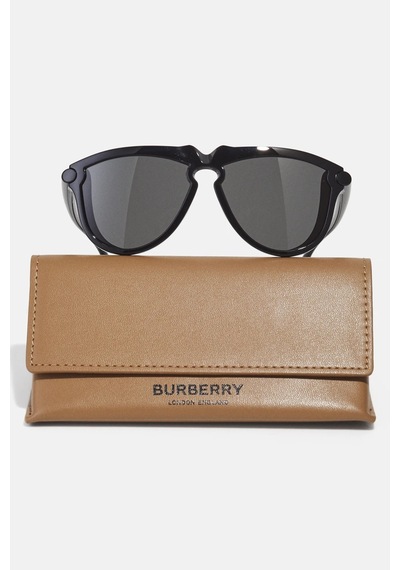 Burberry Kids Unisex Sunglasses 52 12 130 Çocuk Unisex Güneş Gözlüğü Siyah