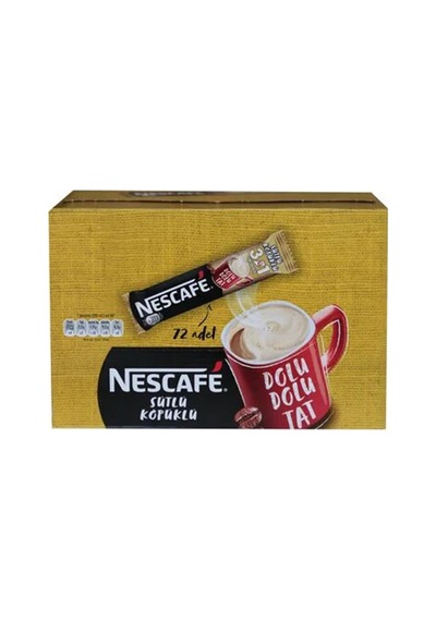 Nestle Nescafe 3ü1 Arada Sütlü Köpüklü 72 Adet 17,4gr 12584220 Diğer
