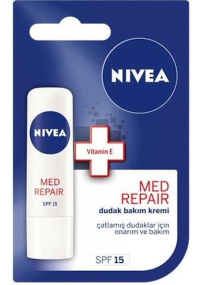 Nivea Med Repair Spf 15 Dudak Nemlendiricisi