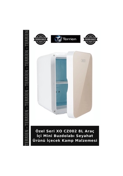 Özel Seri Xo Cz002 8l Araç İçi Mini Buzdolabı Seyahat Ürünü İçecek Kamp Malzemesi