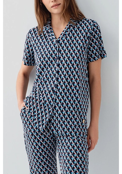 Pierre Cardin Kadın Lacivert Gömlek Pijama-m91.59 Lacivert