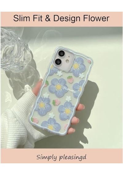 Xspring Telefon Kılıfı, Şeffaf Yumuşak Tpu Kılıf, Mavi Yaban Mersini Çiçek Desenli, İle Uyumlu Telefon 12 Modeli, Kadınlar Ve Kızlar İçin Şık Dalga Tasarım Xspring Telefon Kılıfı, Şeffaf Yumuşak Tpu Kılıf, Mavi Yaban Mersini Çiçek Desenli, İle Uyumlu Telefon 12 Modeli, Kadınlar Ve Kızlar İçin Şık Dalga Tasarım