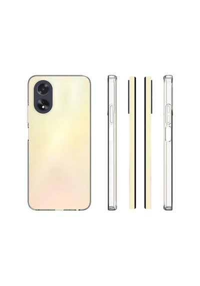 Zore Oppo A38 Uyumlu Nvth Süper Silikon Kapak-şeffaf Şeffaf