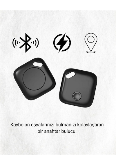 Bluetooth Destekli Akıllı Takip Cihazı Mobil Uygulama Kontrollü Kaybolan Eşyalar İçin Konum Bulm