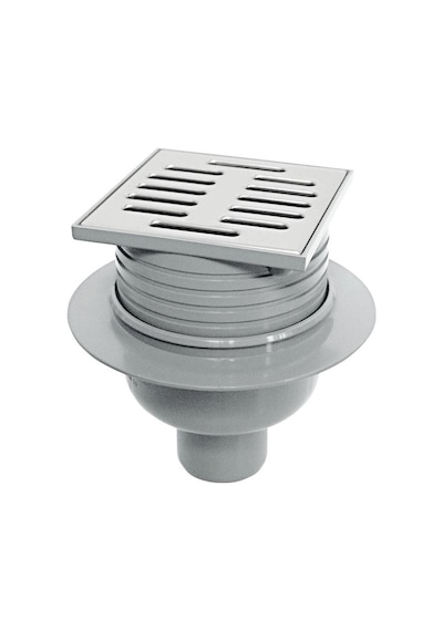 Aco Rug Self Ablauf 100X100 Mm Dn50 Alt Çıkış 316741