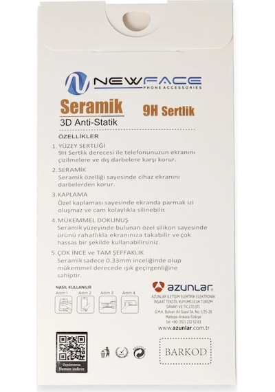 Samsung Galaxy A70 3d Antistatik Mat Seramik Nano Ekran Koruyucu