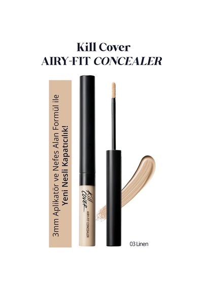 Clio Kill Cover Airy-Fit Concealer 3 Linen