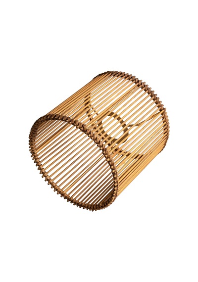 Tr Yuvarlak Rattan Abajur Boho, Masa Lambası, Asma Ve Ayaklı Lamba İçin Abajur, Tüm İç Mekanlar, Çap 16 Cm 1, Kah Genel