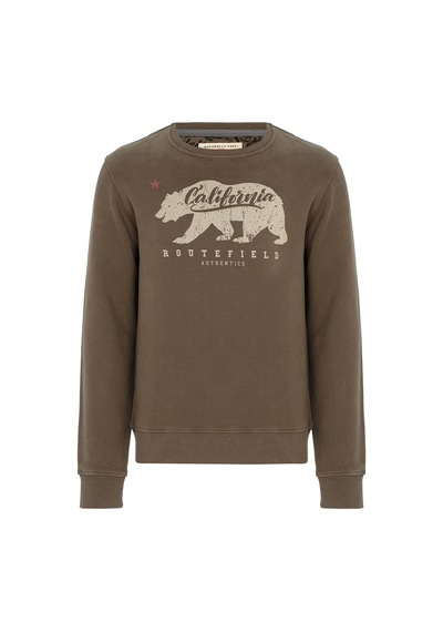 Routefield Routefıeld Home Erkek Sweatshırt Haki Haki