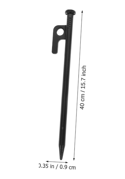 Kamp Çadır Kazığı 4 Adet 40 Cm Transmisyon Demir Çadır Çivisi Diğer