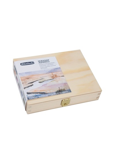 Schmincke : Horadam Super Granulation Sulu Boya Seti 5 Renk X 15 Ml Tüp Tundra Ahşap Kutu